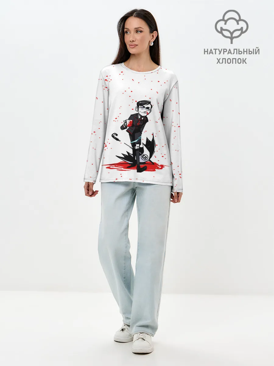 Лонгслив женский. Хлопок / Академия Амбрелла