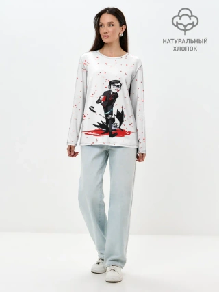 Лонгслив женский. Хлопок / Академия Амбрелла