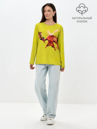 Лонгслив женский. Хлопок / Sven | Dota 2