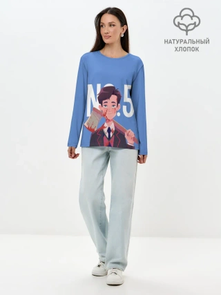 Лонгслив женский. Хлопок / Академия Амбрелла