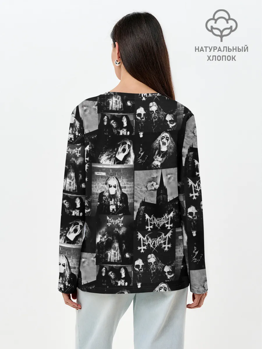 Лонгслив женский. Хлопок / MAYHEM