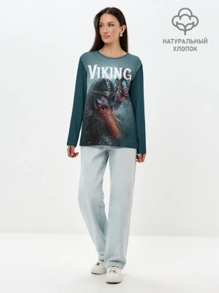 Лонгслив женский. Хлопок / Viking