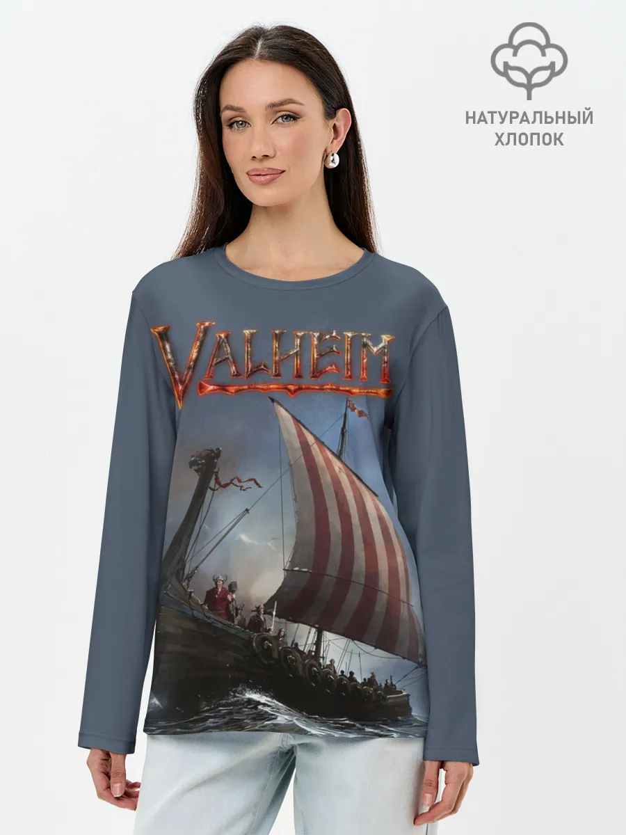 Лонгслив женский. Хлопок / Valheim