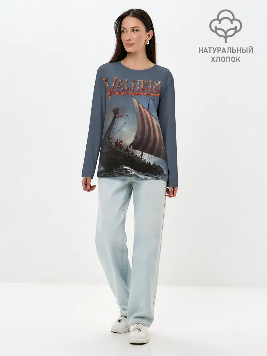 Лонгслив женский. Хлопок / Valheim