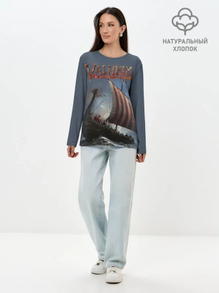 Лонгслив женский. Хлопок / Valheim