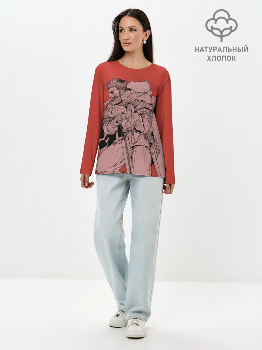 Лонгслив женский. Хлопок / Viking