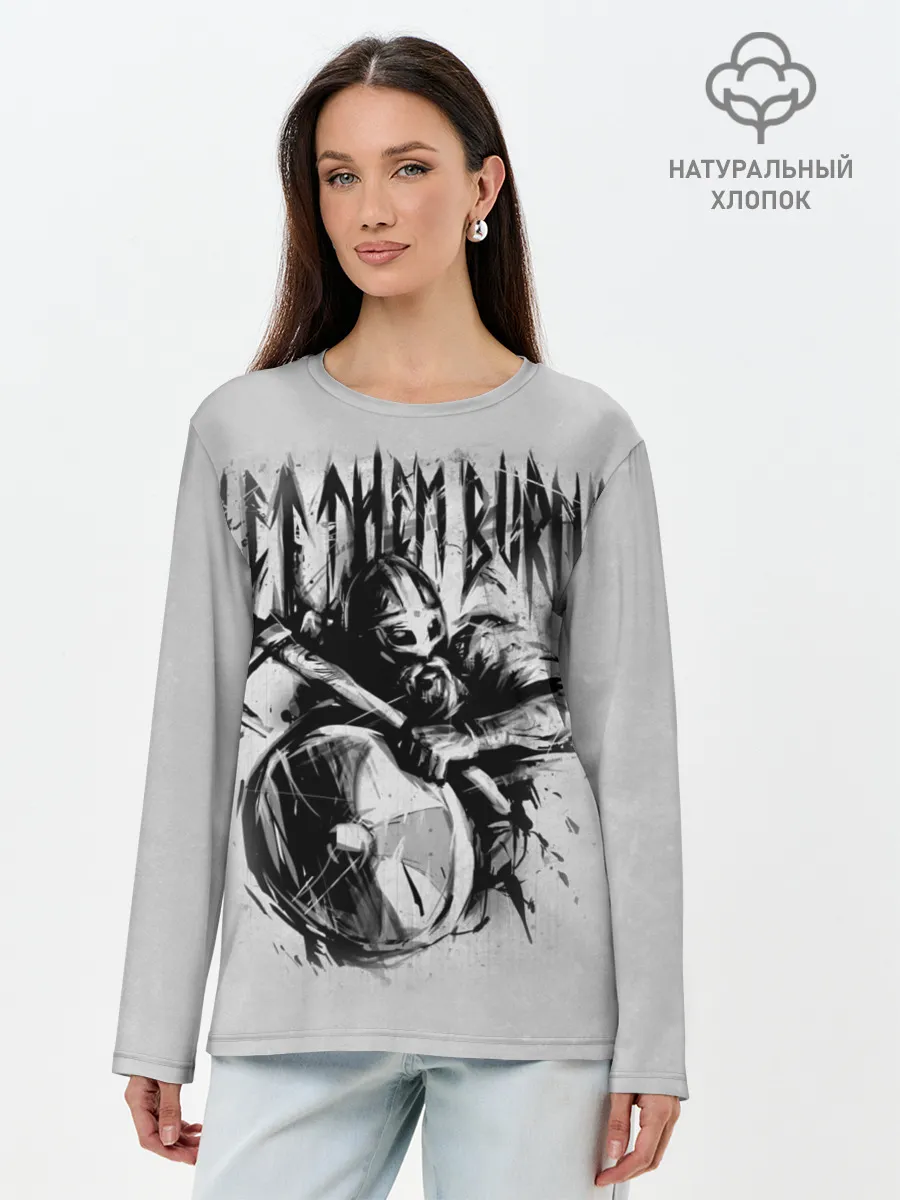 Лонгслив женский. Хлопок / Viking