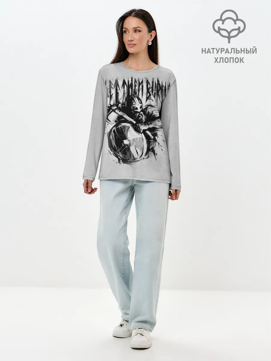 Лонгслив женский. Хлопок / Viking