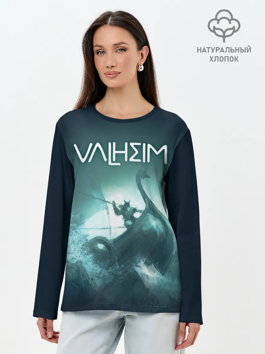 Лонгслив женский. Хлопок / Valheim