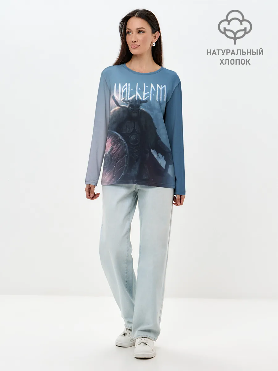 Лонгслив женский. Хлопок / Valheim