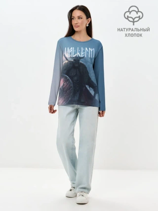 Лонгслив женский. Хлопок / Valheim