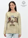 Лонгслив женский. Хлопок / GOOD, BAD, FUCKING MASTER GTA