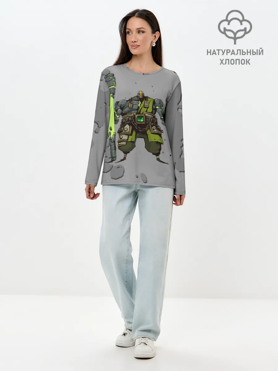Лонгслив женский. Хлопок / Земеля | Dota 2