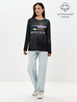 Лонгслив женский. Хлопок / Drift | Даю угла под фонк
