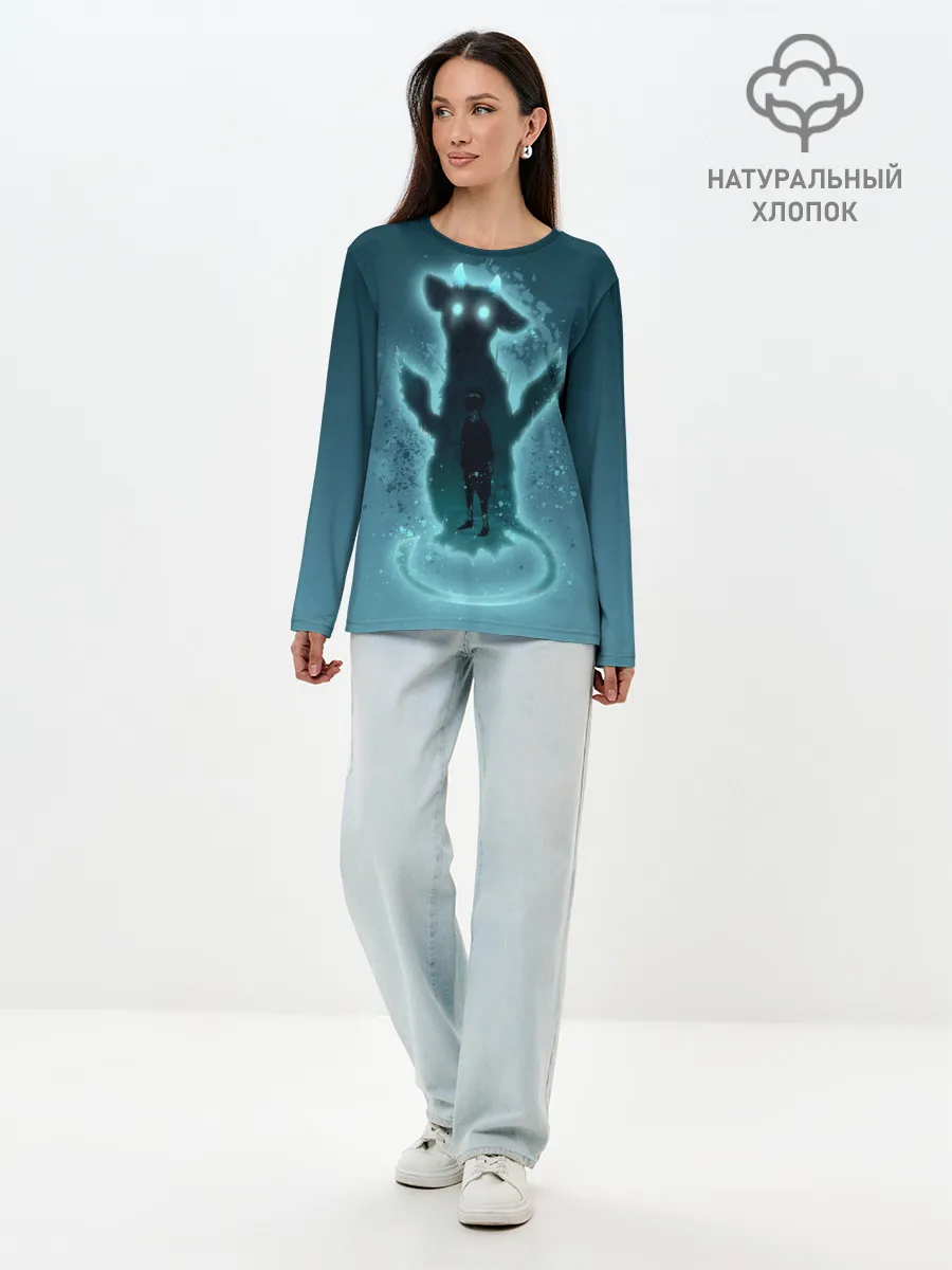 Лонгслив женский. Хлопок / последний хранитель