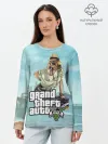Лонгслив женский. Хлопок / Grand Theft Auto 5 девушка