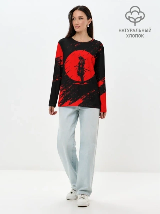 Лонгслив женский. Хлопок / САМУРАИ | SAMURAI
