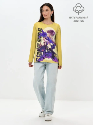 Лонгслив женский. Хлопок / Ikari Shinji