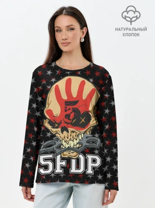 Лонгслив женский. Хлопок / Five Finger Death Punch [3]