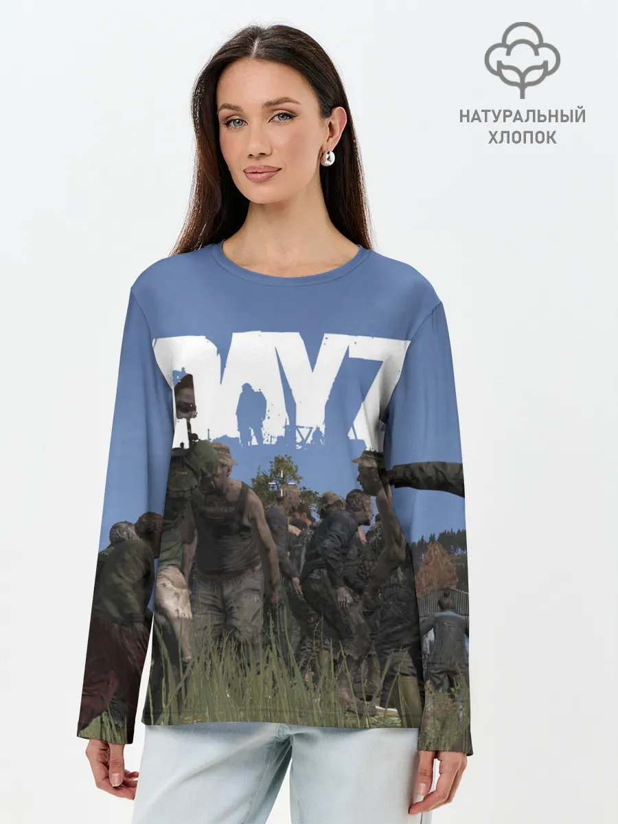 Лонгслив женский. Хлопок / DayZ.