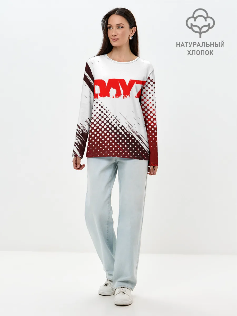 Лонгслив женский. Хлопок / Dayz.