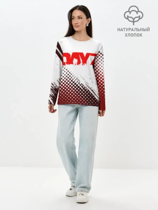 Лонгслив женский. Хлопок / Dayz.