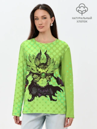 Лонгслив женский. Хлопок / Пугна | Dota 2