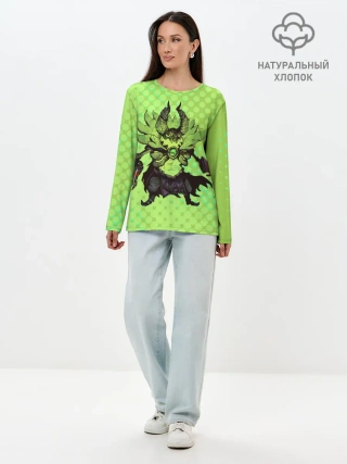 Лонгслив женский. Хлопок / Пугна | Dota 2