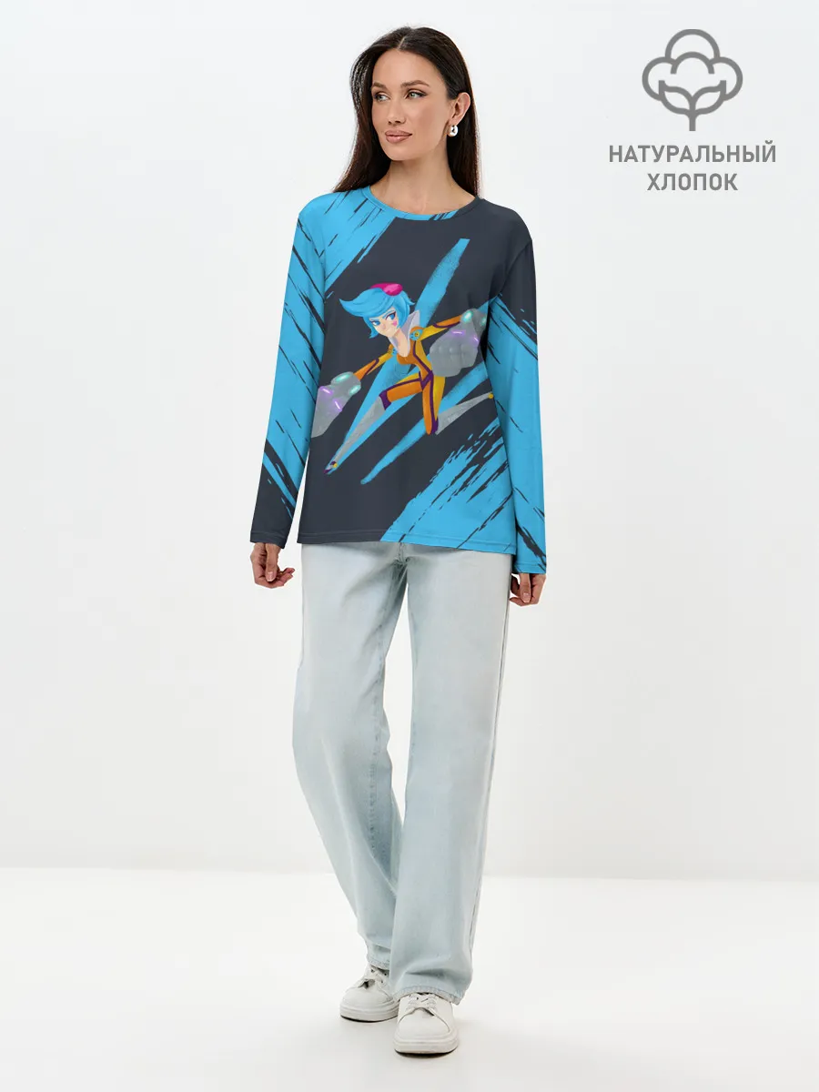 Лонгслив женский. Хлопок / Art | LOL