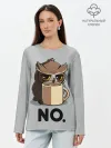 Лонгслив женский. Хлопок / NO.