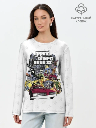 Лонгслив женский. Хлопок / Grand Theft Auto iii