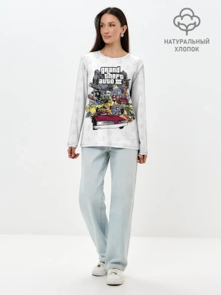 Лонгслив женский. Хлопок / Grand Theft Auto iii