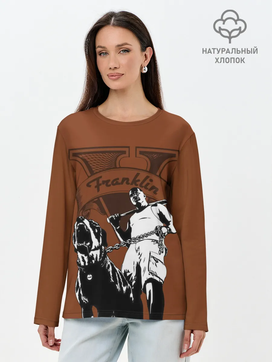 Лонгслив женский. Хлопок / Franklin | GTA