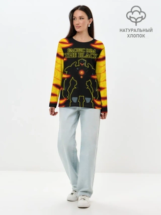 Лонгслив женский. Хлопок / Тихоокеанский рубеж