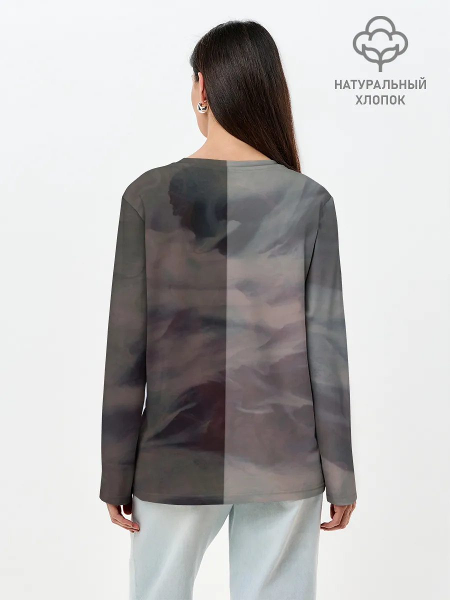 Лонгслив женский. Хлопок / Clubhouse | Клабхаус лого бразги