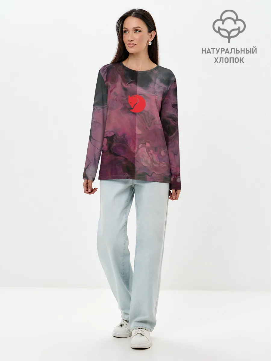 Лонгслив женский. Хлопок / Fjall Raven | Дизайнерская