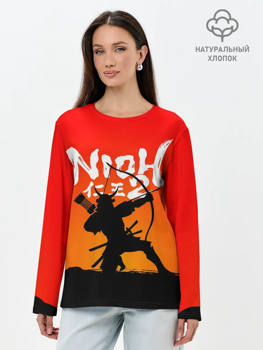 Лонгслив женский. Хлопок / NIOH 2