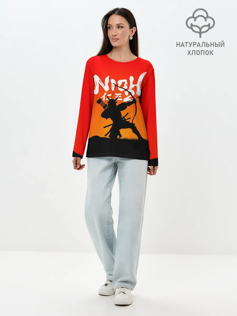 Лонгслив женский. Хлопок / NIOH 2
