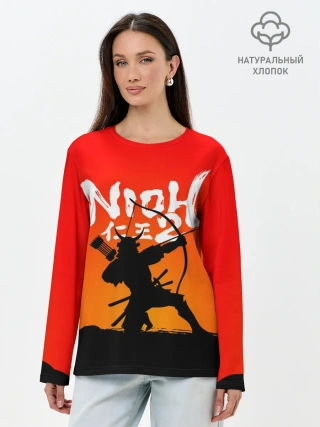 Лонгслив женский. Хлопок / NIOH 2