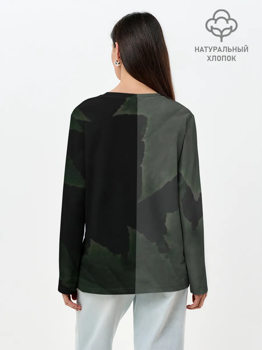 Лонгслив женский. Хлопок / Rust | Мамкин Рейдер | Раст