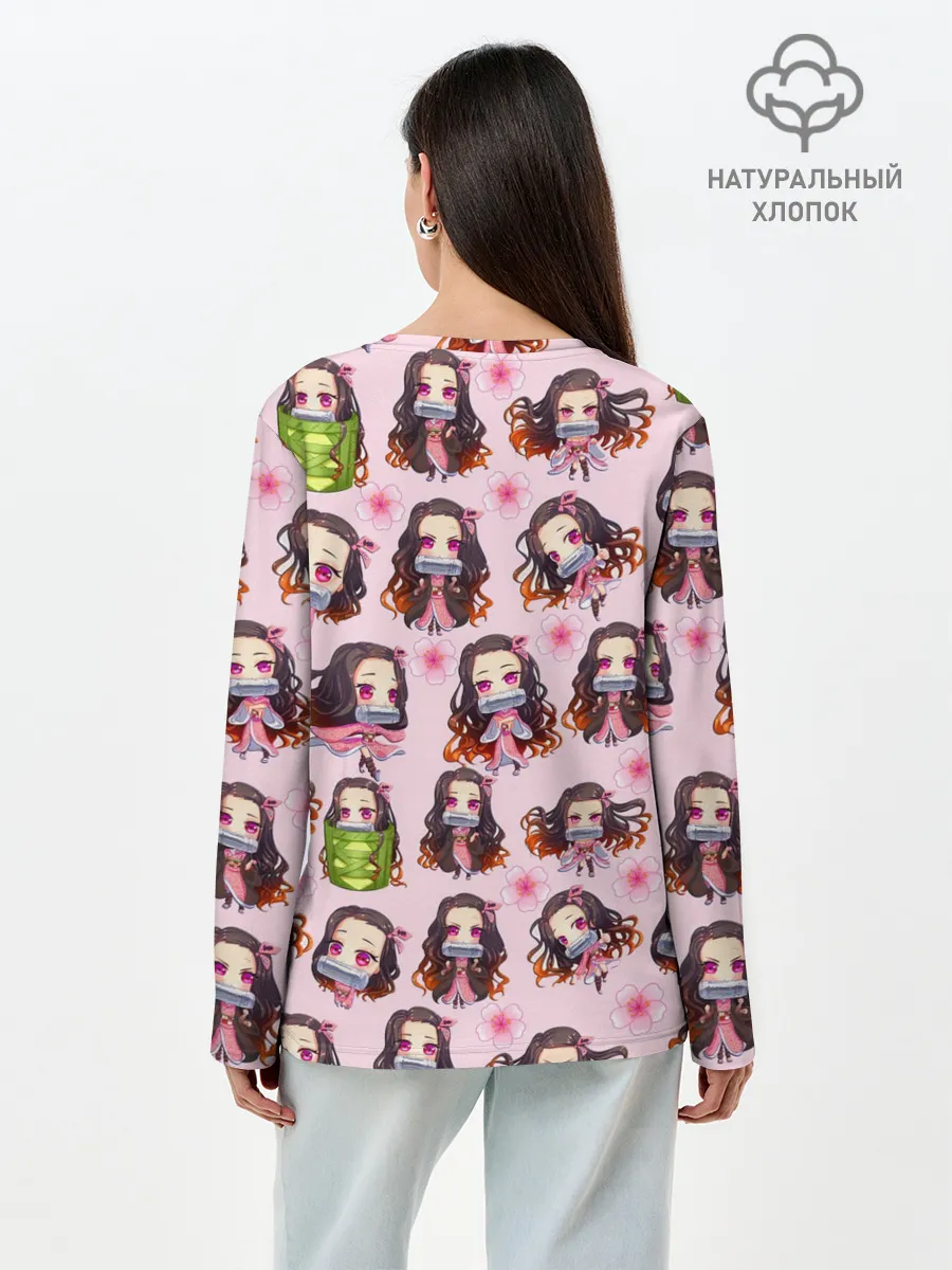 Лонгслив женский. Хлопок / НЕЗУКО