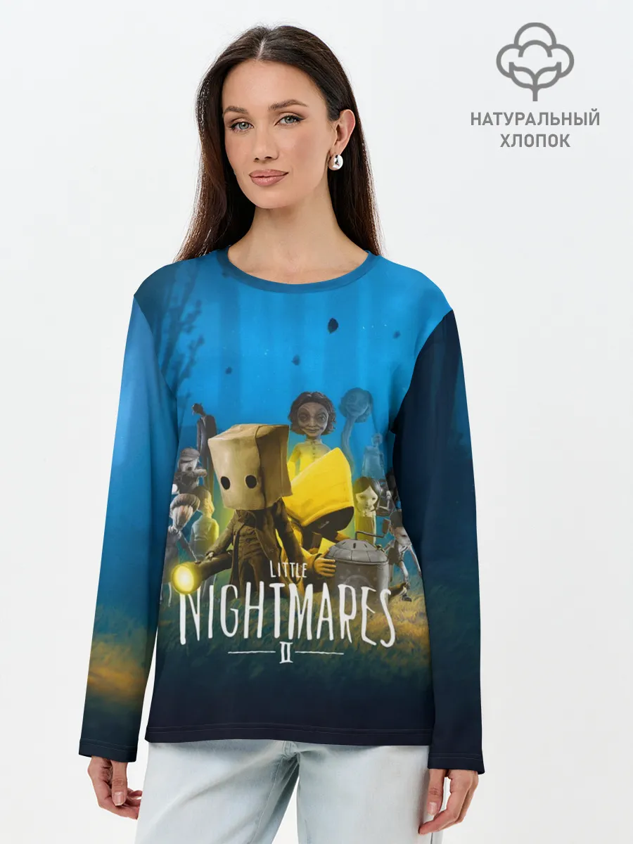Лонгслив женский. Хлопок / LITTLE NIGHTMARES 2