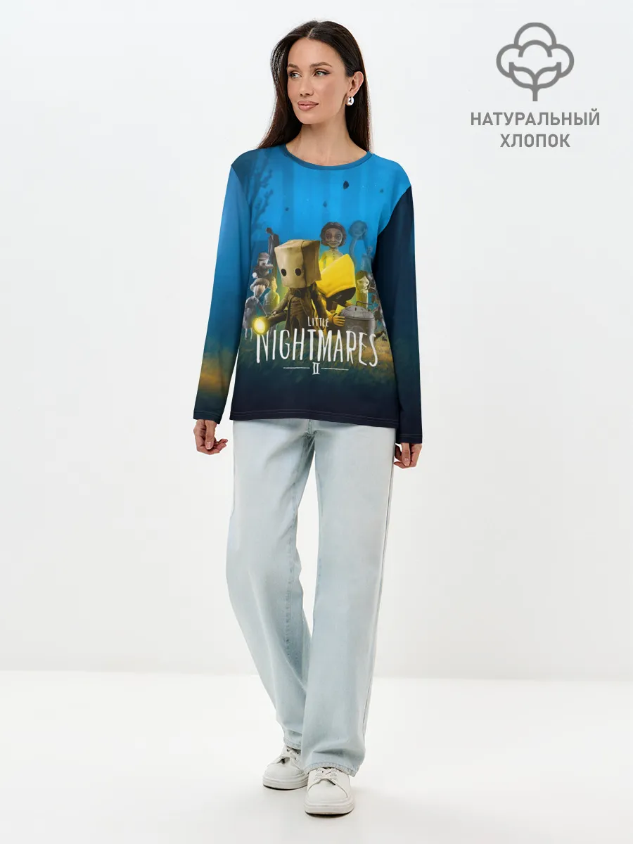 Лонгслив женский. Хлопок / LITTLE NIGHTMARES 2
