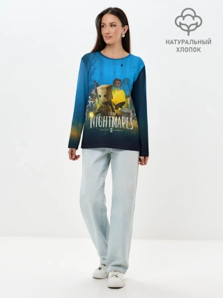 Лонгслив женский. Хлопок / LITTLE NIGHTMARES 2