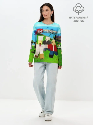 Лонгслив женский. Хлопок / UNTURNED