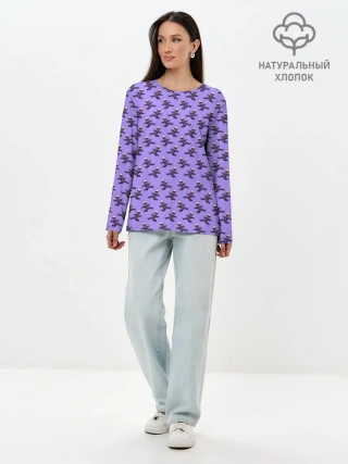 Лонгслив женский. Хлопок / ГОДЖО САТОРУ | GOJO SATORU