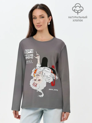 Лонгслив женский. Хлопок / JUUZOU SUZUYA | Tokyo Ghoul