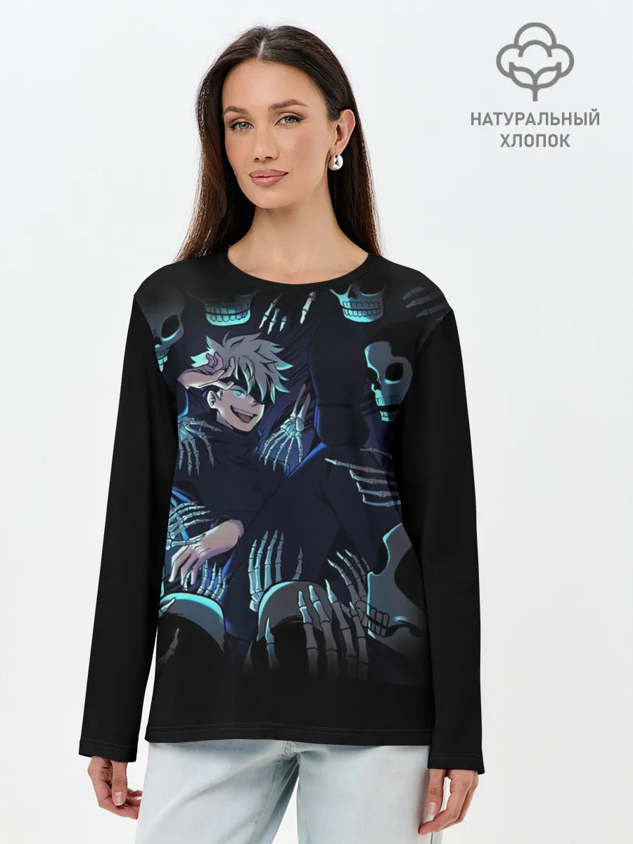 Лонгслив женский. Хлопок / МАГИЧЕСКАЯ БИТВА