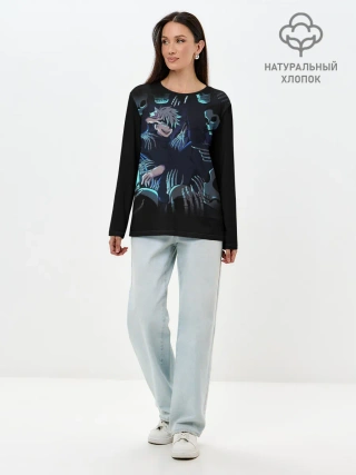 Лонгслив женский. Хлопок / МАГИЧЕСКАЯ БИТВА