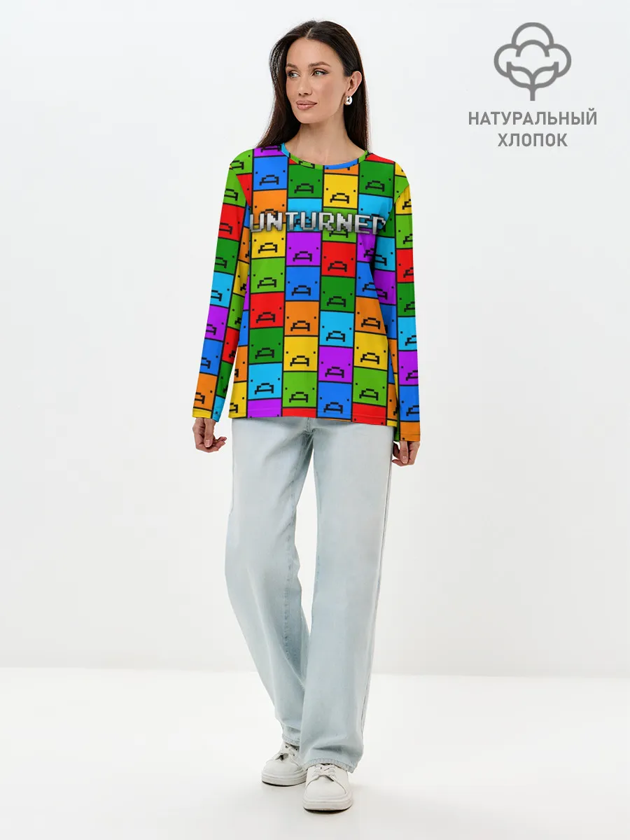 Лонгслив женский. Хлопок / UNTURNED